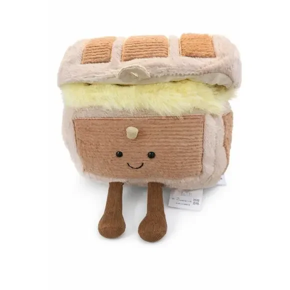 Jellycat Amuseables Treasure Chest Plush Stuffed Toy NWT (A2TRES) - Picture 2 of 4